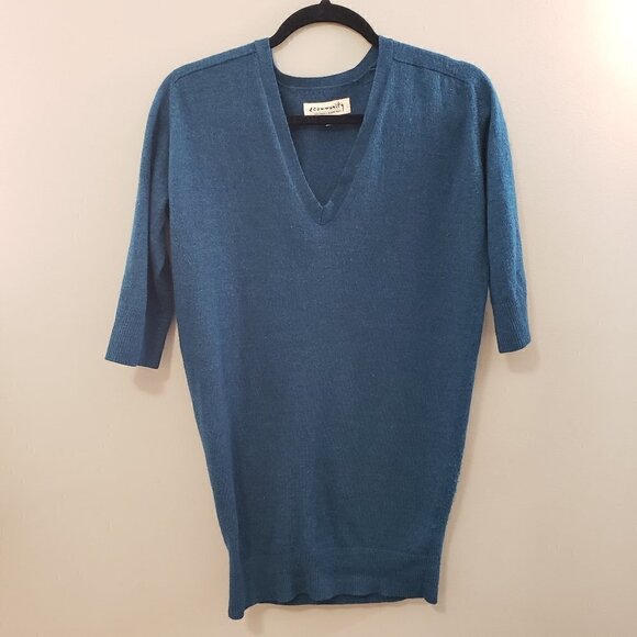 Aritzia Community Merino Wool V Neck Sweater S - Picture 2 of 8